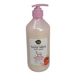 Aekyung Shower Mate  Goat Milk Body Wash Strawberry Scent 27 oz